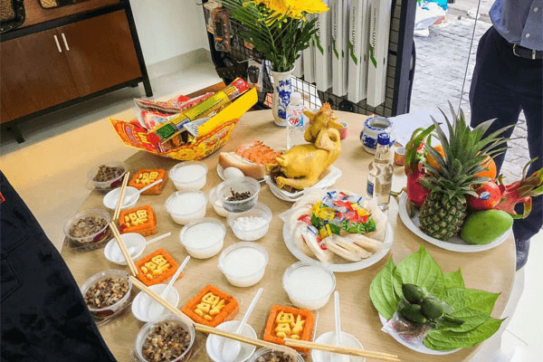 văn cúng khai trương